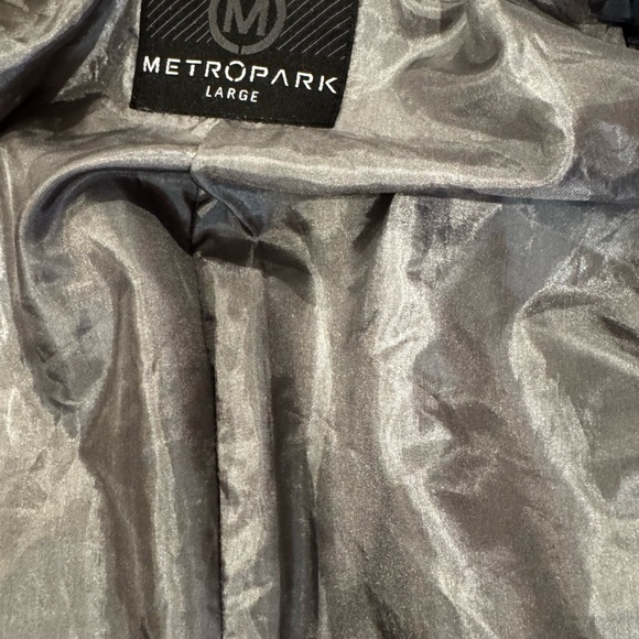 METROPARK  Houndstooth Gray and White Check Coat - Picture 8 of 8